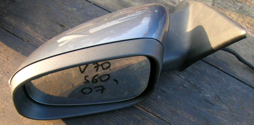 Left Side Mirror Glass For Volvo S60 S80 V70 2004-2006 – Heated, Non-Spiral, Perfect Fit